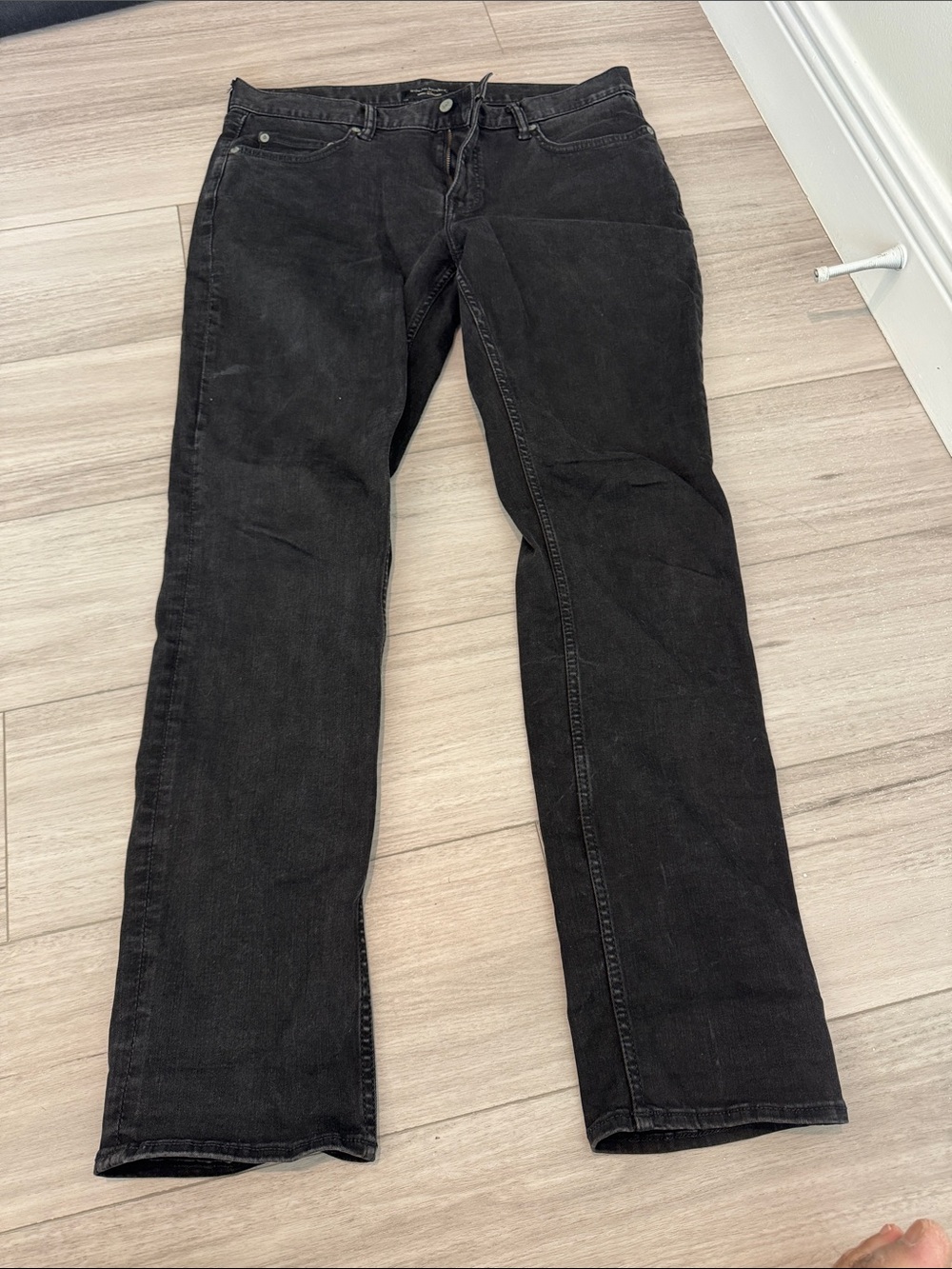 Banana Republic Black Straight Leg Jeans